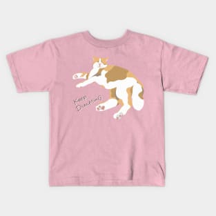 Dreaming Cat - Keep Dreaming Kids T-Shirt